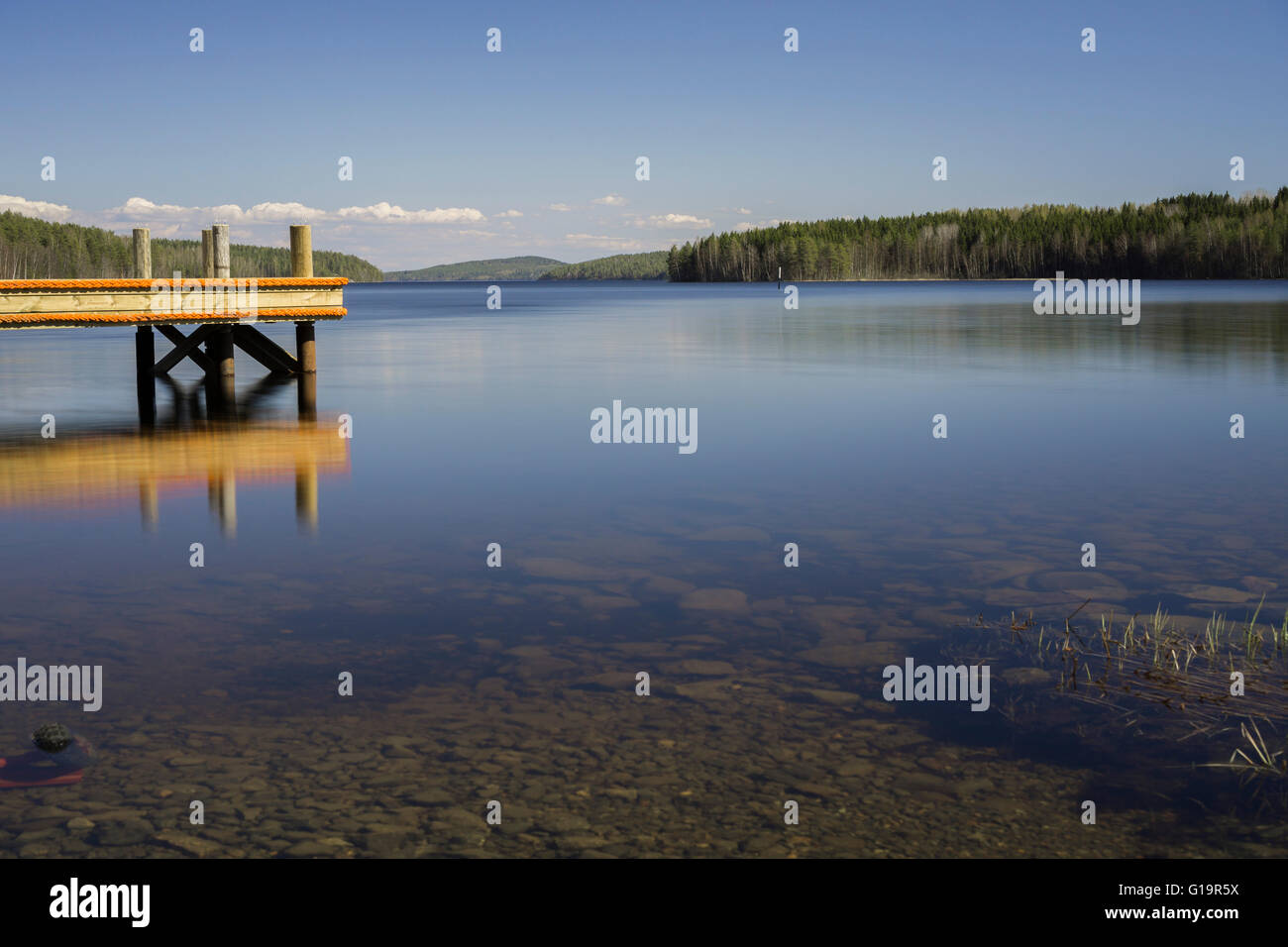 Vacances finlandais Banque D'Images