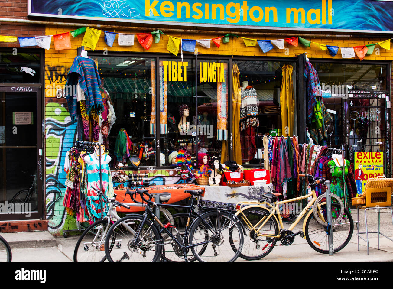 Kensington Market Toronto Ontario Canada Banque D'Images