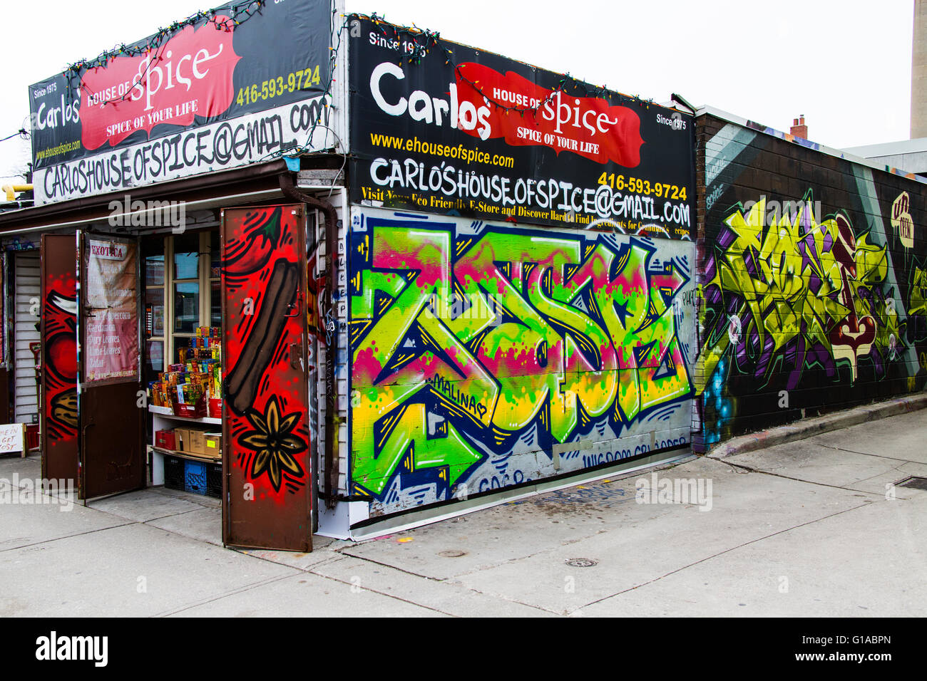 Kensington Market Toronto Ontario Canada Banque D'Images