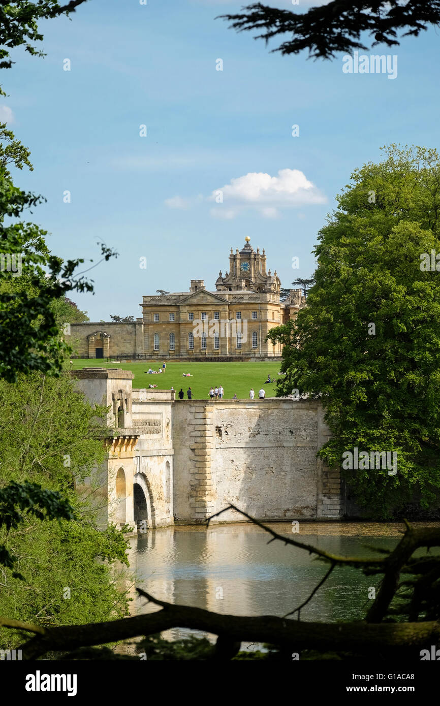 Palais de Blenheim Banque D'Images