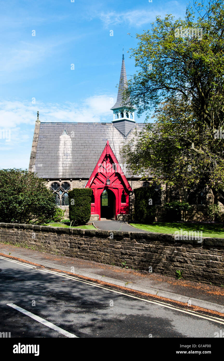 St Marks est une belle petite église de campagne situé au coeur du village de Dunham la ville. Banque D'Images