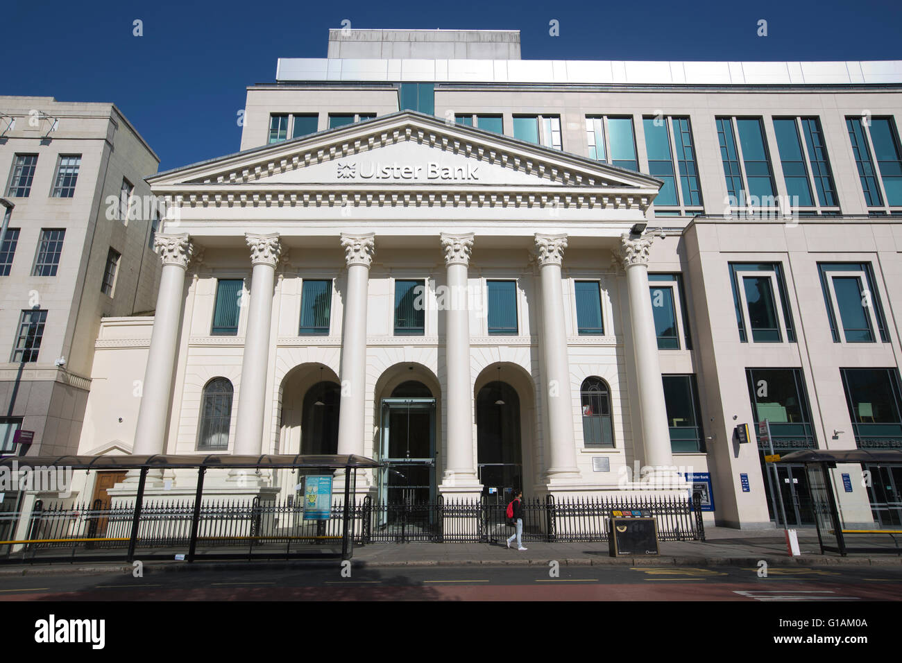 Siège de la Banque, de l'Ulster Donegall Square East, Belfast, en Irlande du Nord Banque D'Images
