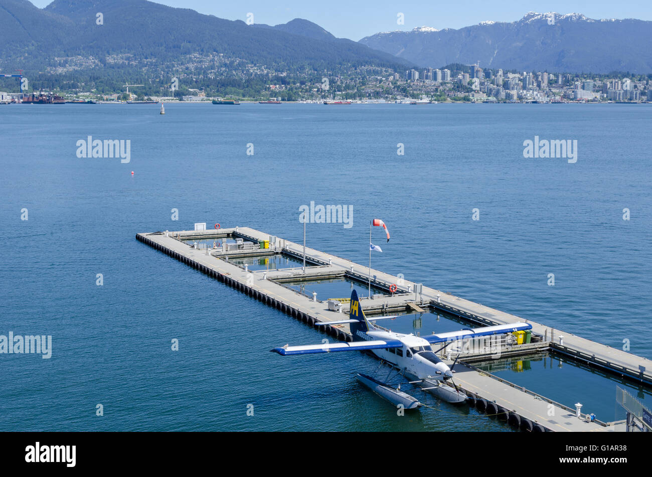 Un portrait de la ville et le paysage urbain de Vancouver, British Columbia, Canada Banque D'Images