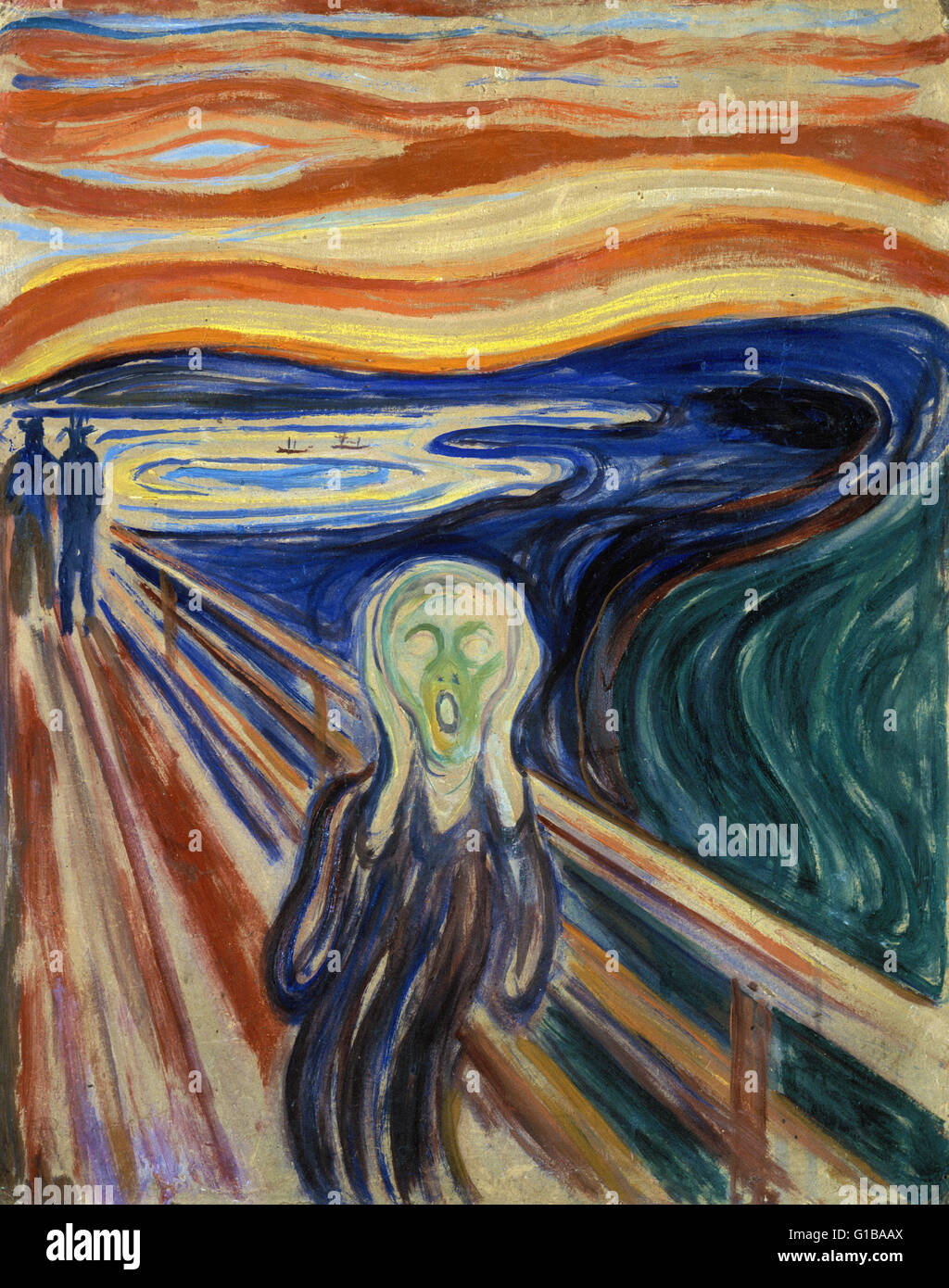 Edvard Munch - le cri - Le Musée Munch, Oslo Banque D'Images