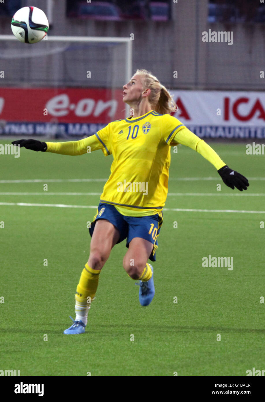 SOFIA JAKOBSSON Football dans l'équipe nationale suédoise Banque D'Images