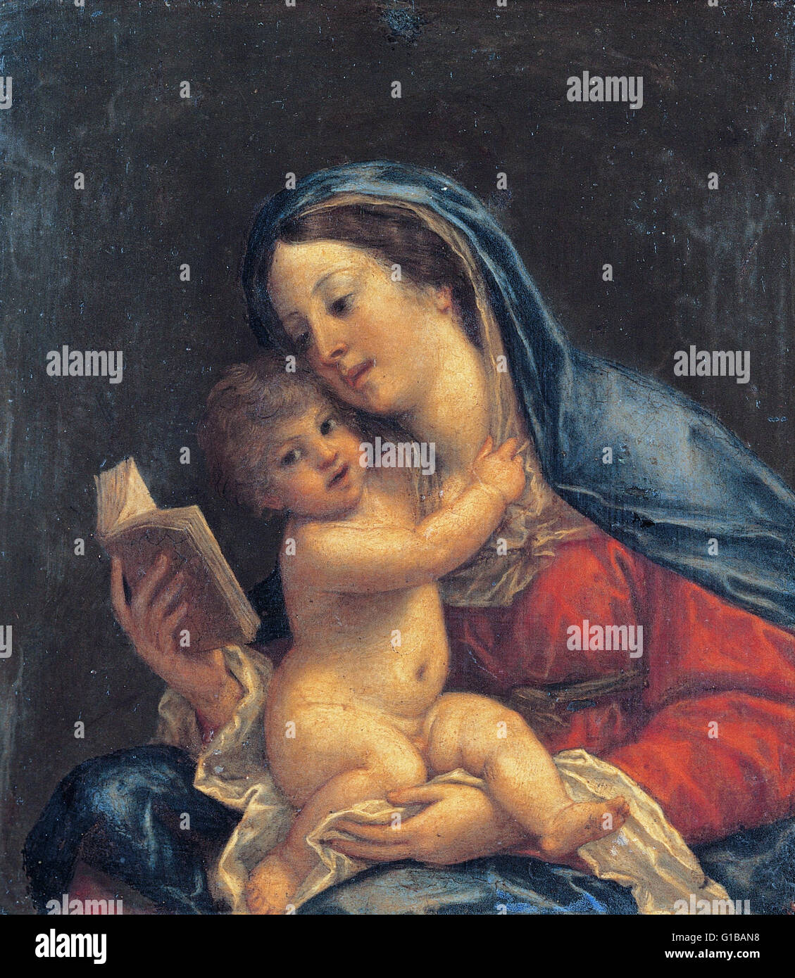 Francesco Albani - Vierge à l'enfant - Musei Capitolini Roma Banque D'Images