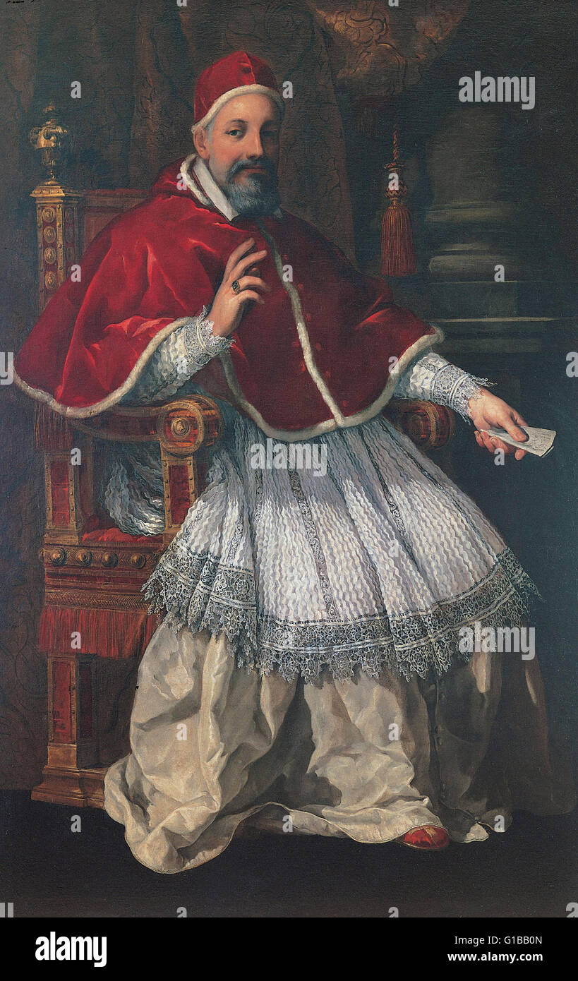 Pietro da Cortona - Portrait d'Urbain VIII (ca. 1624-1627) - Musei Capitolini Roma Banque D'Images