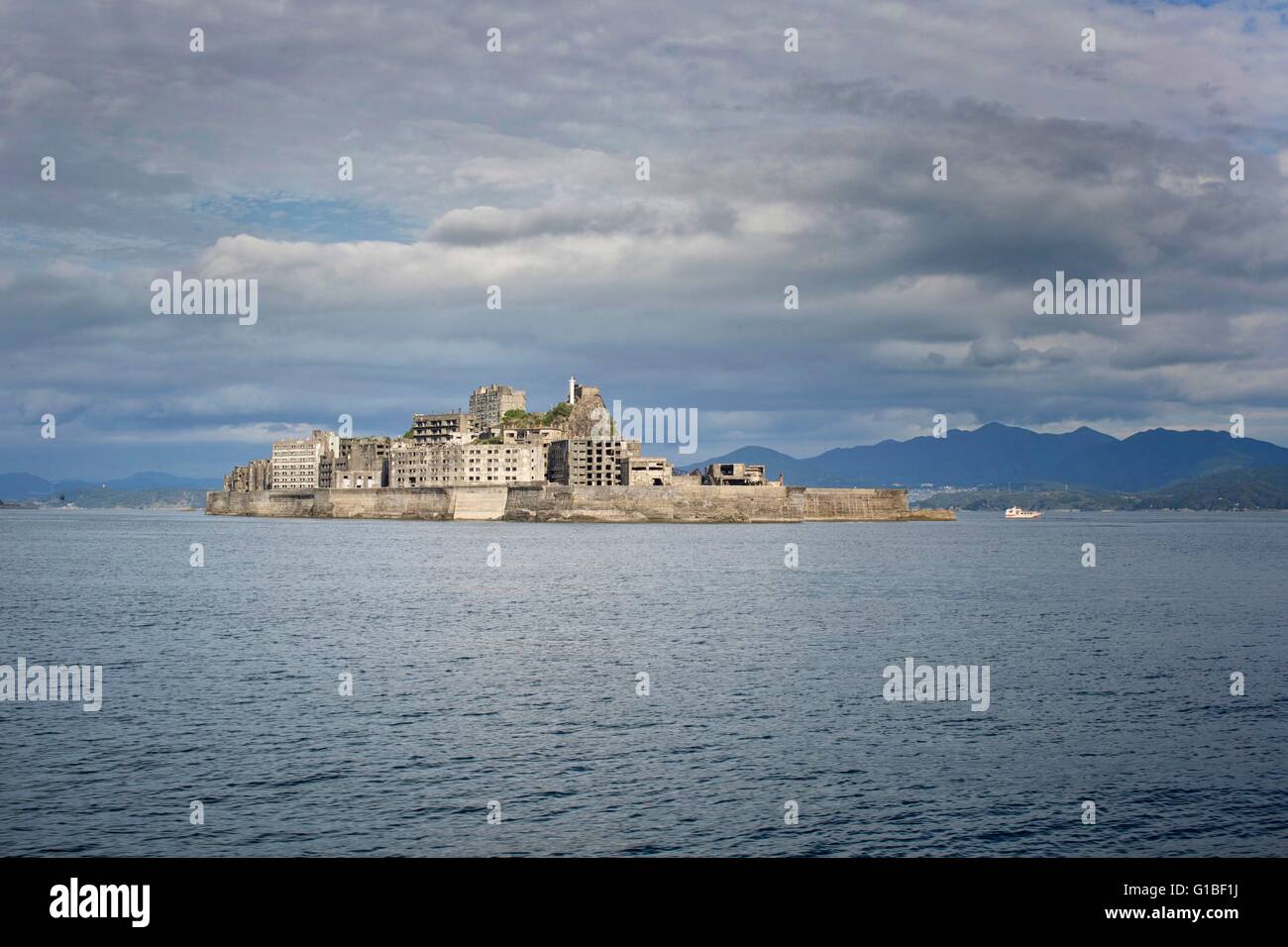 Le Japon, Kyushu, Nagasaki, Hashima island Banque D'Images