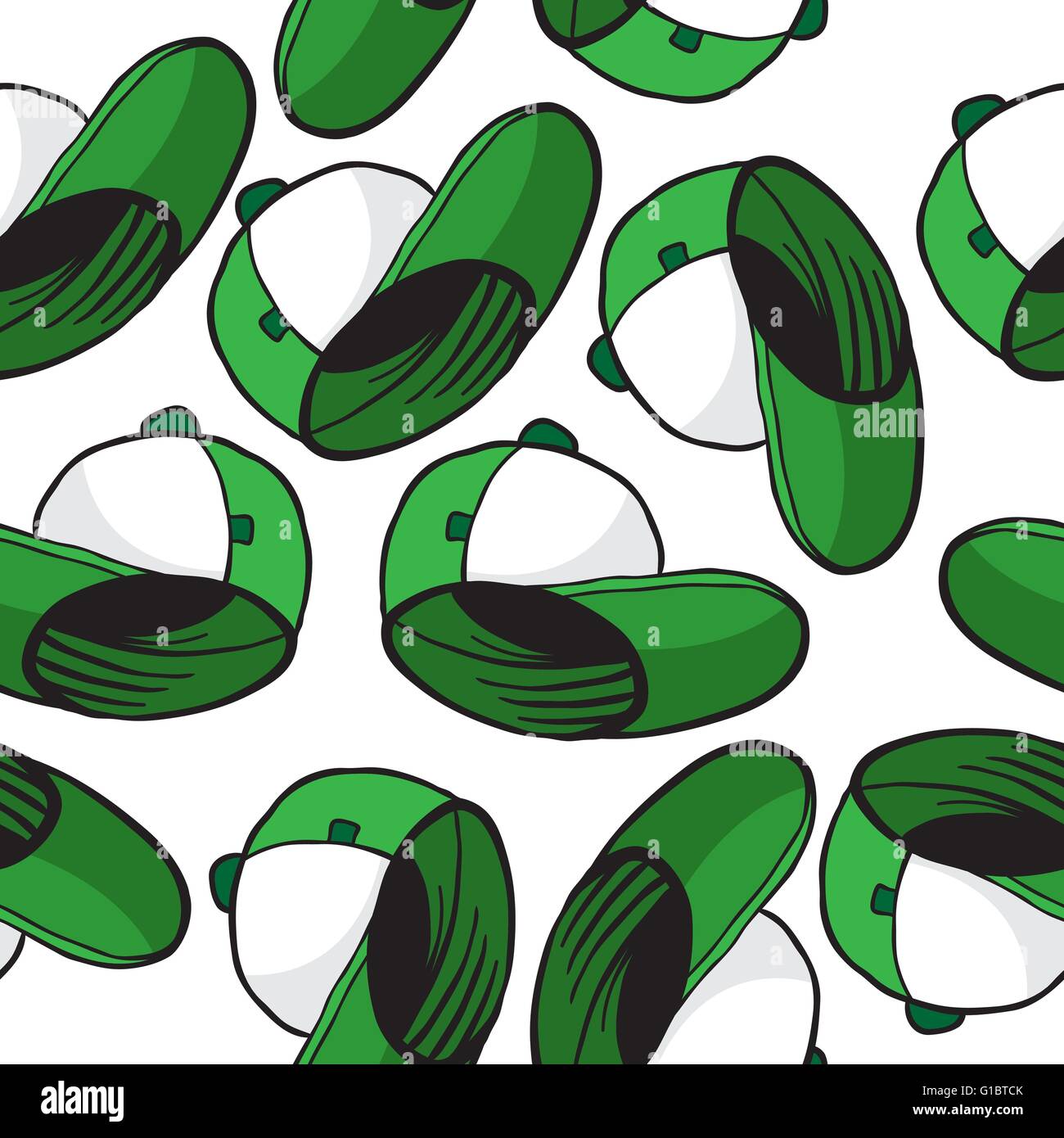 Cap vert Banque d'images vectorielles - Alamy
