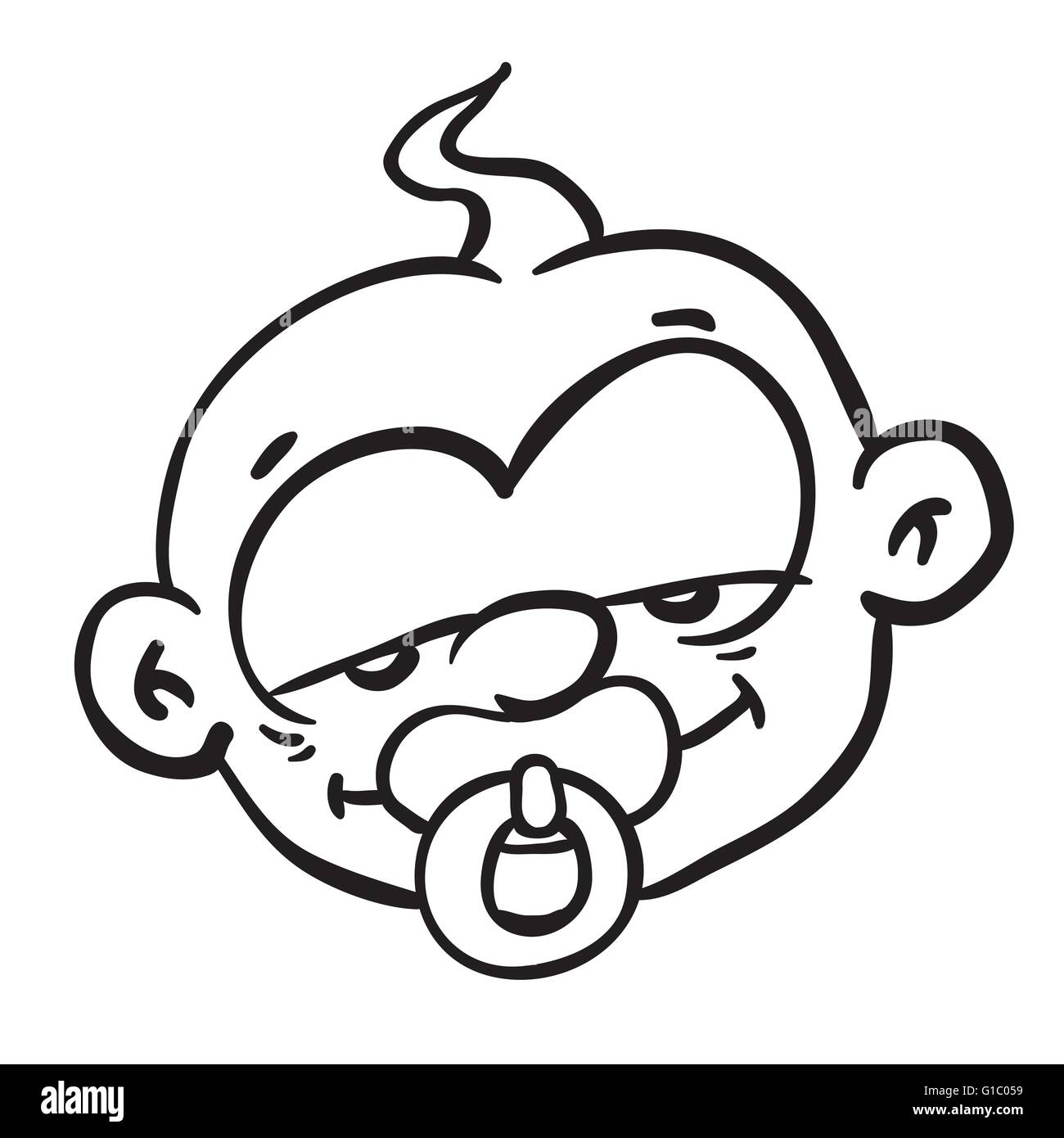 Simple Noir Et Blanc Dessin Anime Bebe Endormi Image Vectorielle Stock Alamy Simple Noir Et Blanc Dessin Anime Bebe Endormi Image Vectorielle Stock Alamy