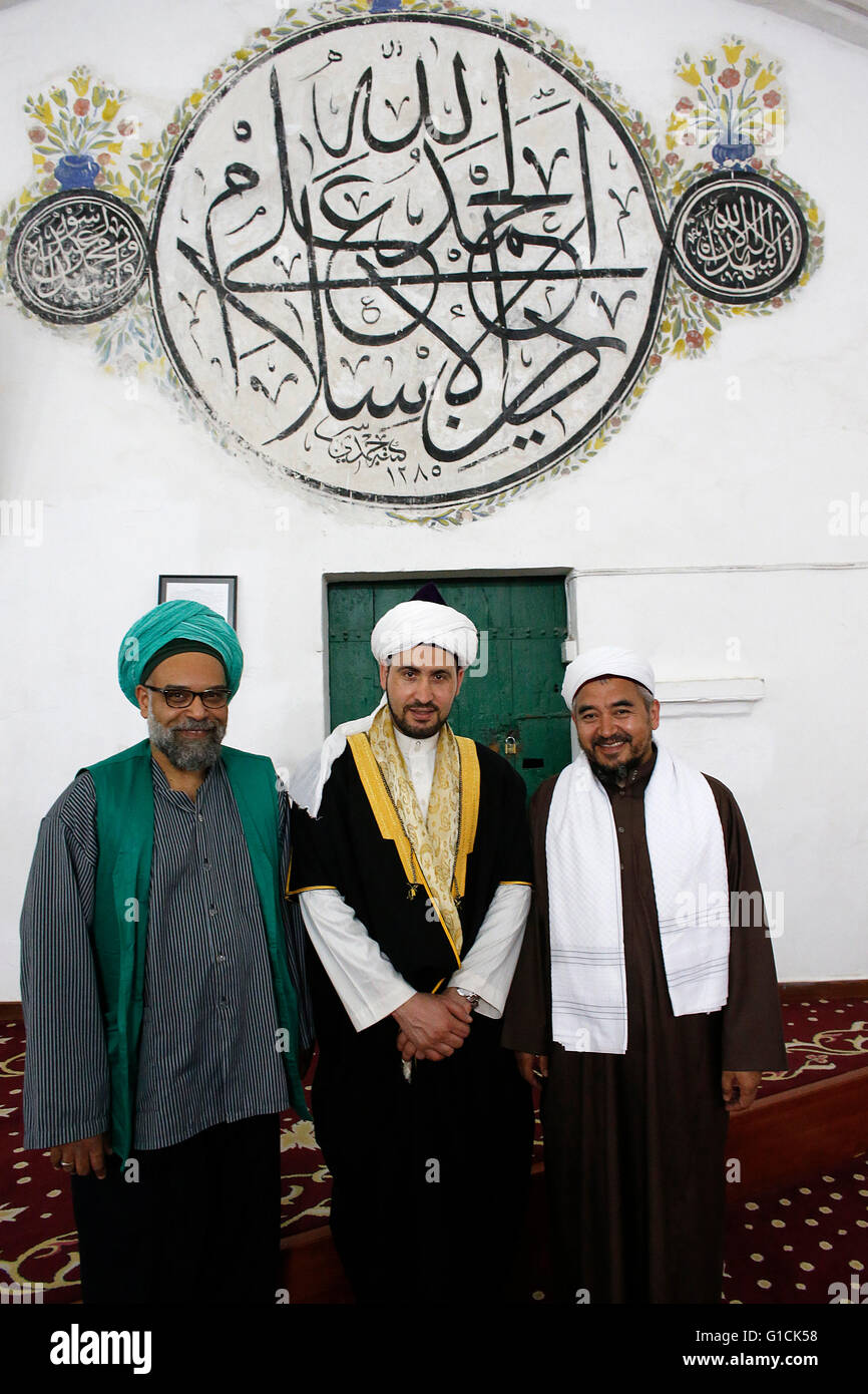 Les soufis Naqsbandi Selimye en mosquée à Nicosie, Chypre. Banque D'Images