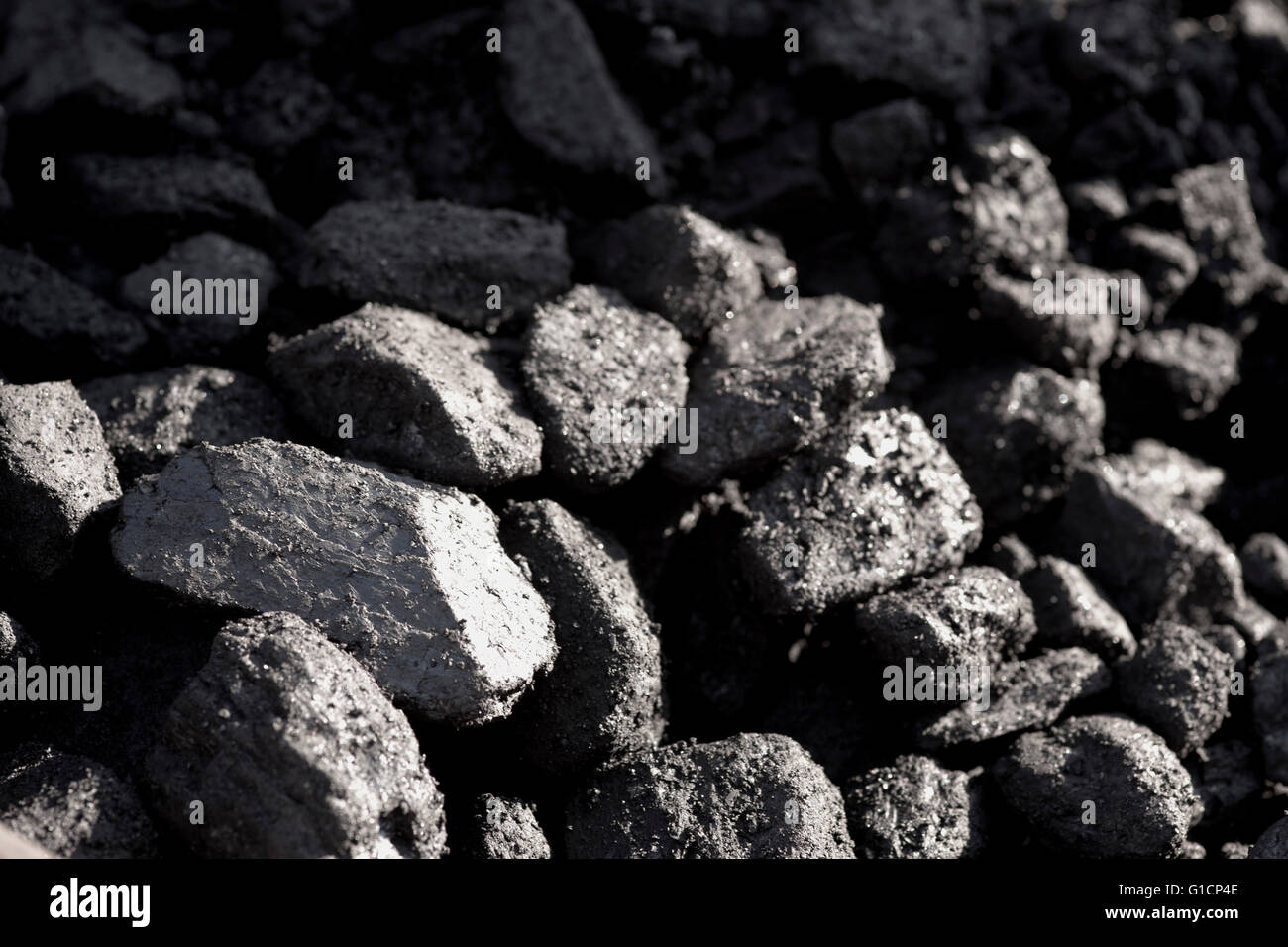 Blocs de charbon ou abstraite fond noir Banque D'Images