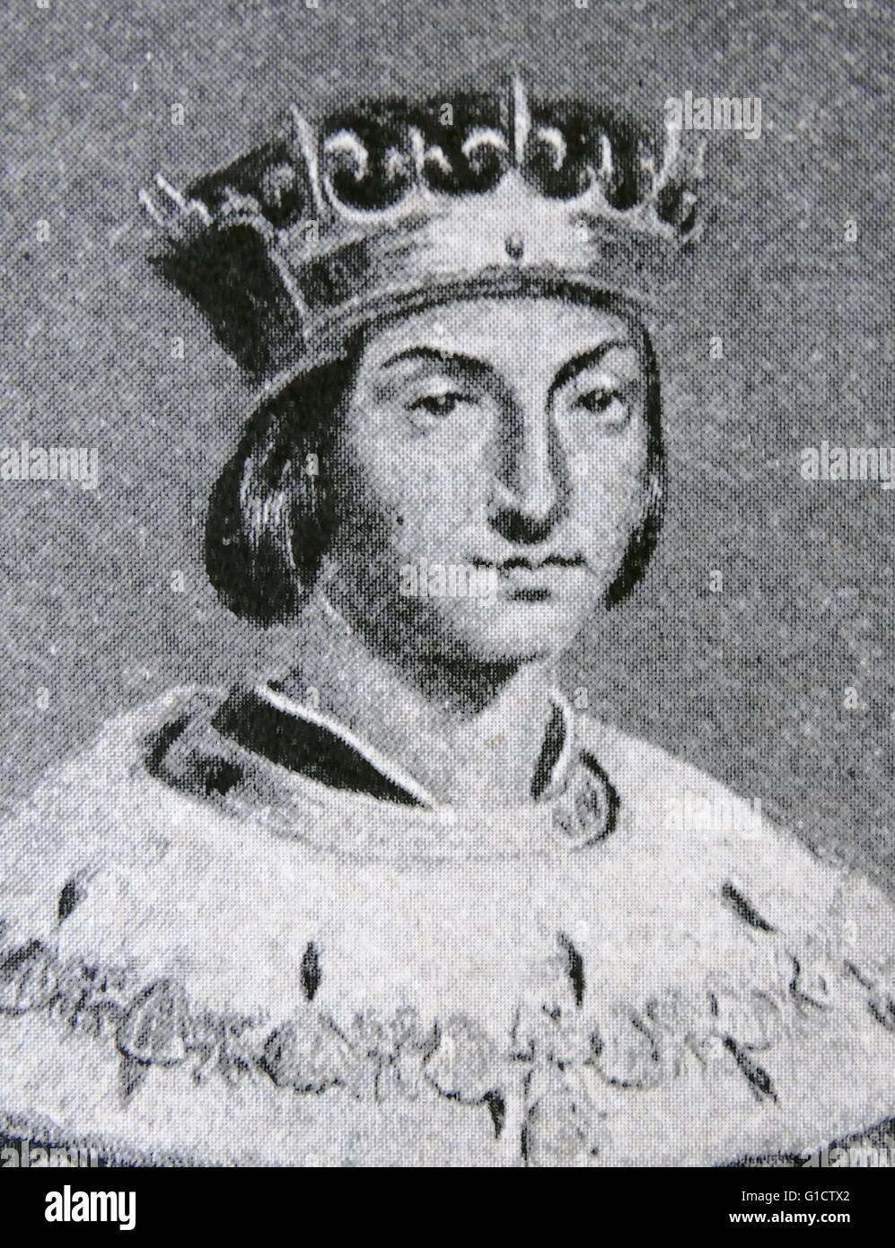 Louis XII (27 juin 1462 - 1 janvier 1515) était un monarque de la maison de Valois qui a gouverné en tant que Roi de France de 1498 à 1515 Banque D'Images