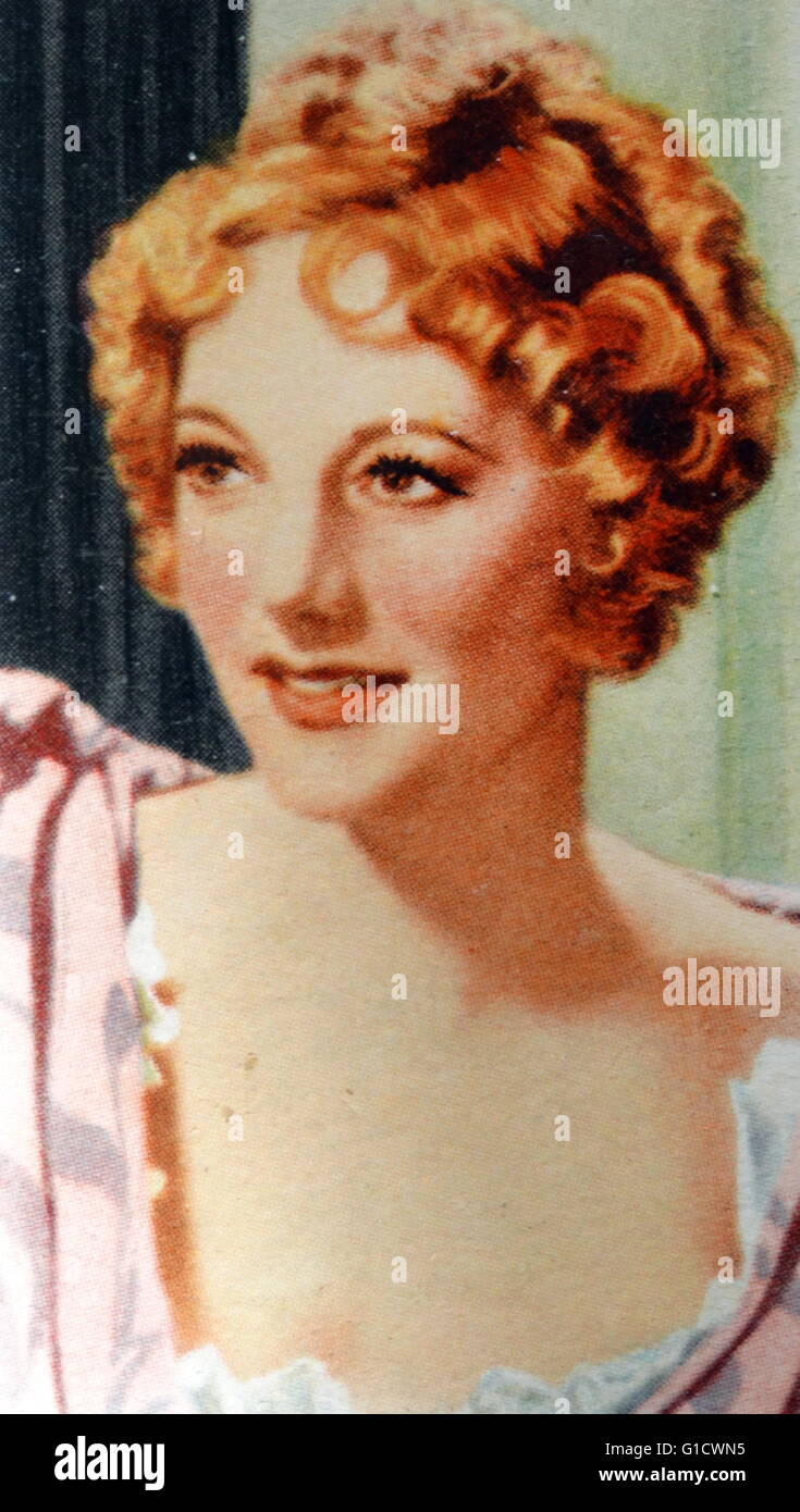 Gertrude Lawrence (1898-1952), une actrice, chanteuse, danseuse et artiste de comédie musicale Banque D'Images