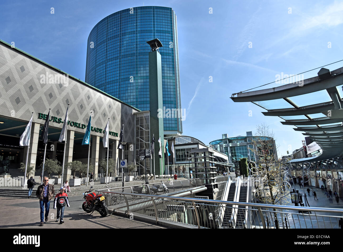 Centre commercial Beurstraverse (Koopgoot) Beursplein Coolsingel Rotterdam (centre commercial mondial) Néerlandais pays-Bas Banque D'Images