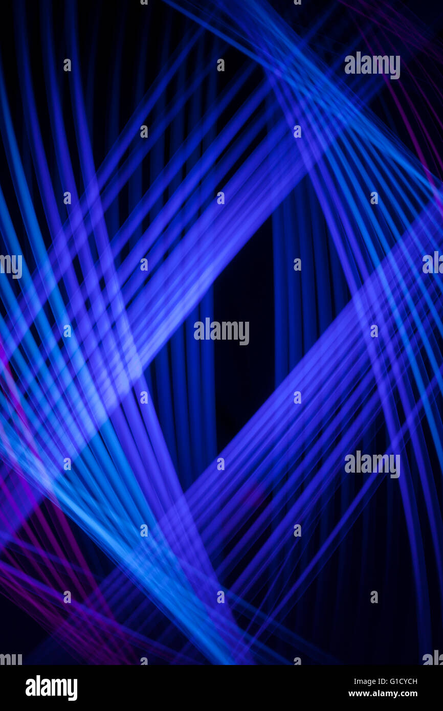 Un Physiogram bleu Banque D'Images