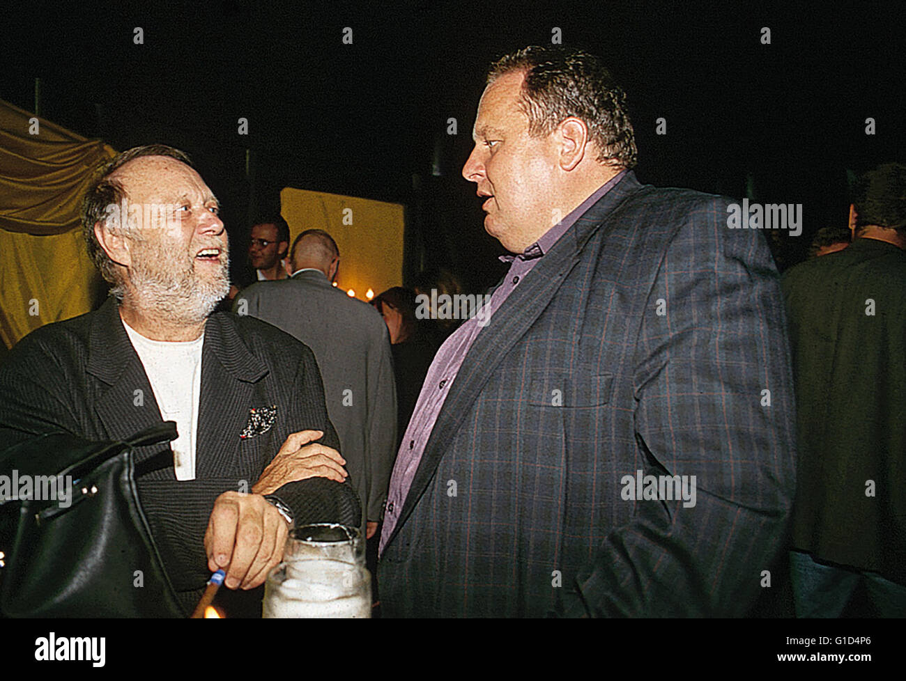 Vilsmaier, Josef / Ottfried Fischer,|Anlass : Premiere 'la faim'||Aufgenommen dans : Royal Filmpalast, München Banque D'Images