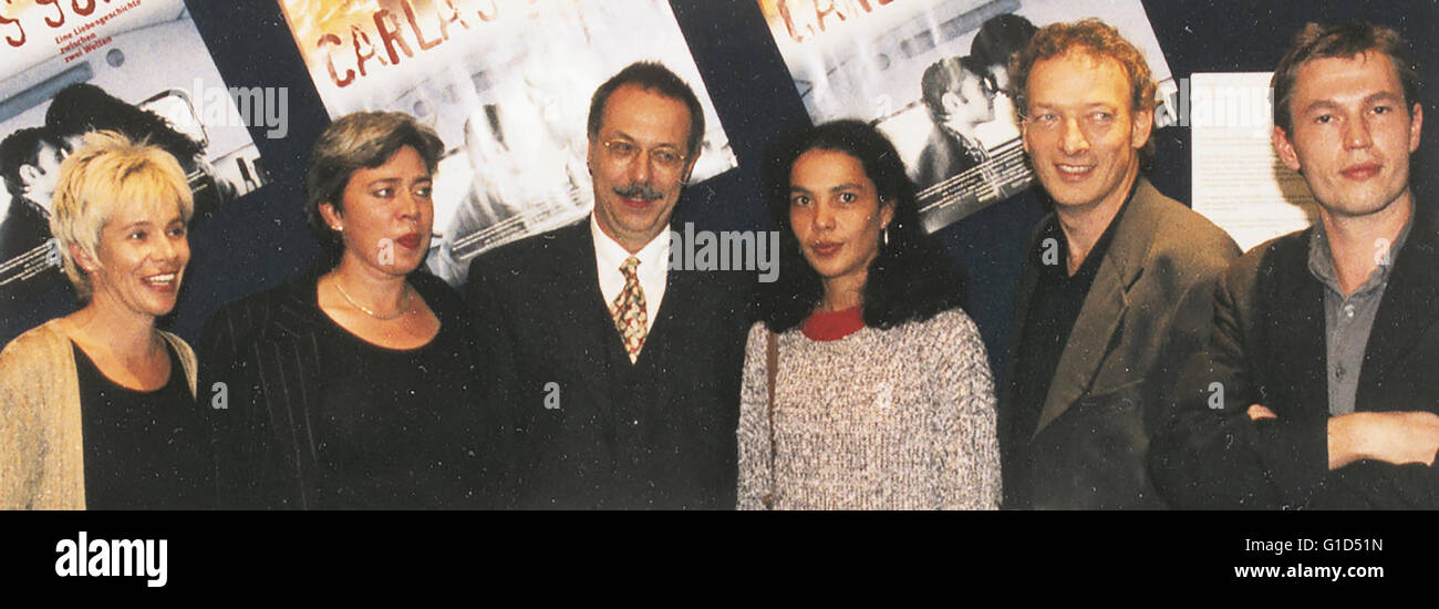 Carla's Song (création) / Catherine Laakmann / Heidrun Podszus Ventura (Film) / Dieter Kosslick (Filmstiftung NRW) / Oyanka Cabezas / Ulrich Felsberg / Hans-Christian Boese (Ventura),|Namur v.l.n.r. : Laakmann, Catherine (Metropolis) / Heidrun Podszus Ventura (Film) / Dieter Kosslick (Filmstiftung NRW) / Oyanka Cabezas / Ulrich Fels Banque D'Images