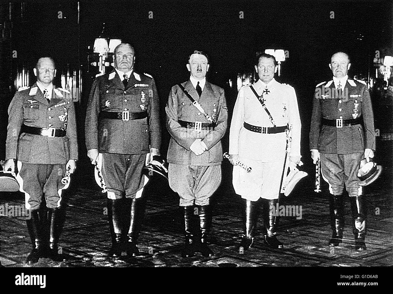 Hitler Helfer (TV-Dokumentationsreihe) / Milch / Albert Speer / Adolf Hitler / Hermann Göring / Kesselring, Banque D'Images