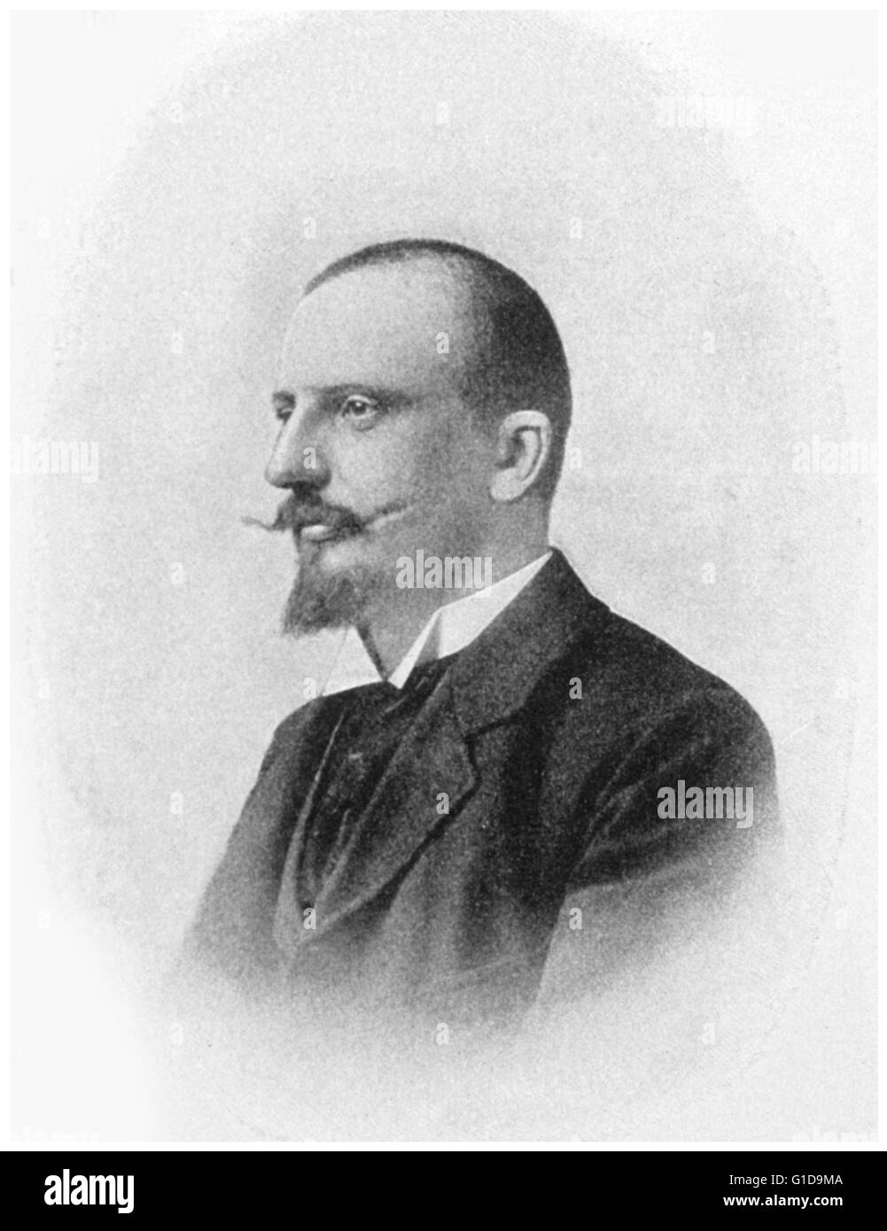 Le Dr Martin Bachmann, médecin bactériologiste et pour l'expédition de Valdivia, est mort le 14 janvier 1899 Banque D'Images