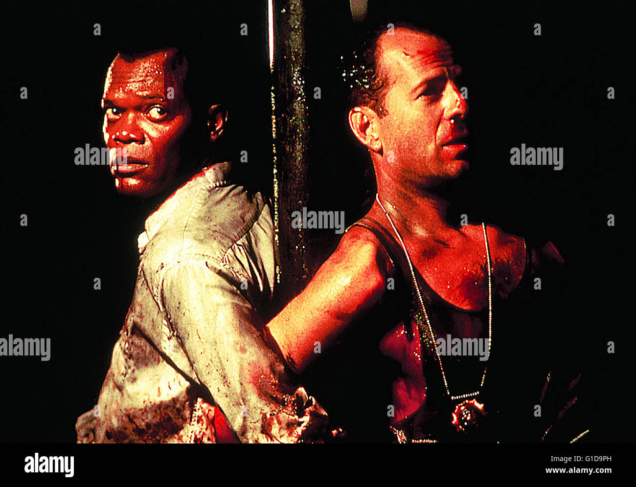 Die Hard With A Vengeance : Jetzt erst recht / Samuel L. Jackson / Bruce Willis / Die Hard with a Vengeance, Banque D'Images