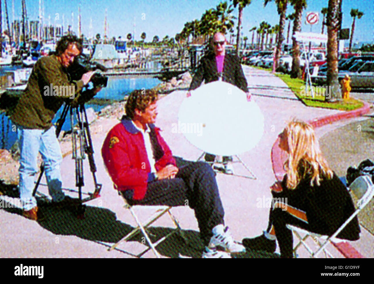 Baywatch Backstage / Set / David Hasselhoff, Banque D'Images