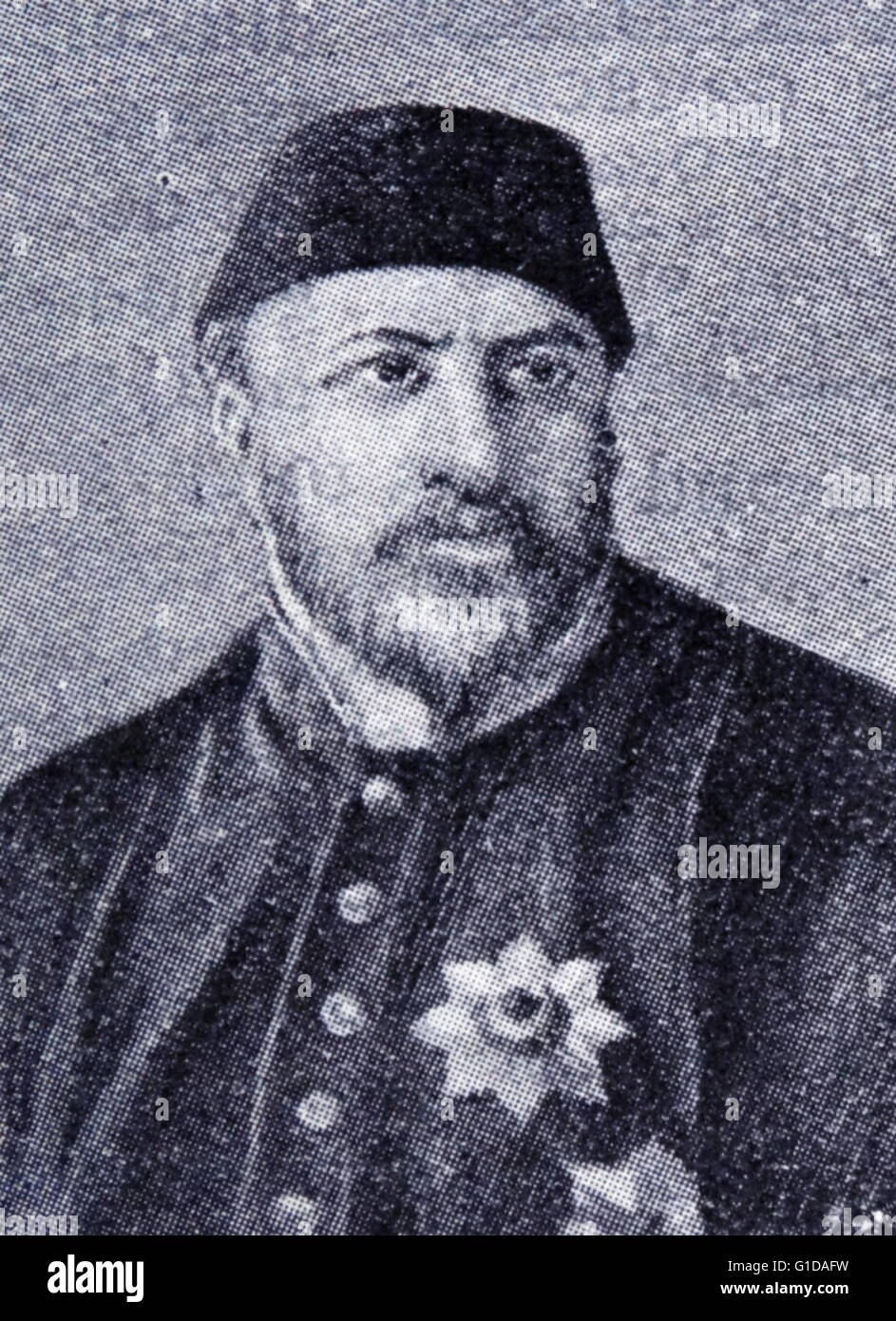 Abdul-Aziz de l'Empire Ottoman 1830 -1876. 32e Sultan de l'Empire Ottoman et régna entre 25 juin 1861 et 30 mai 1876 Banque D'Images