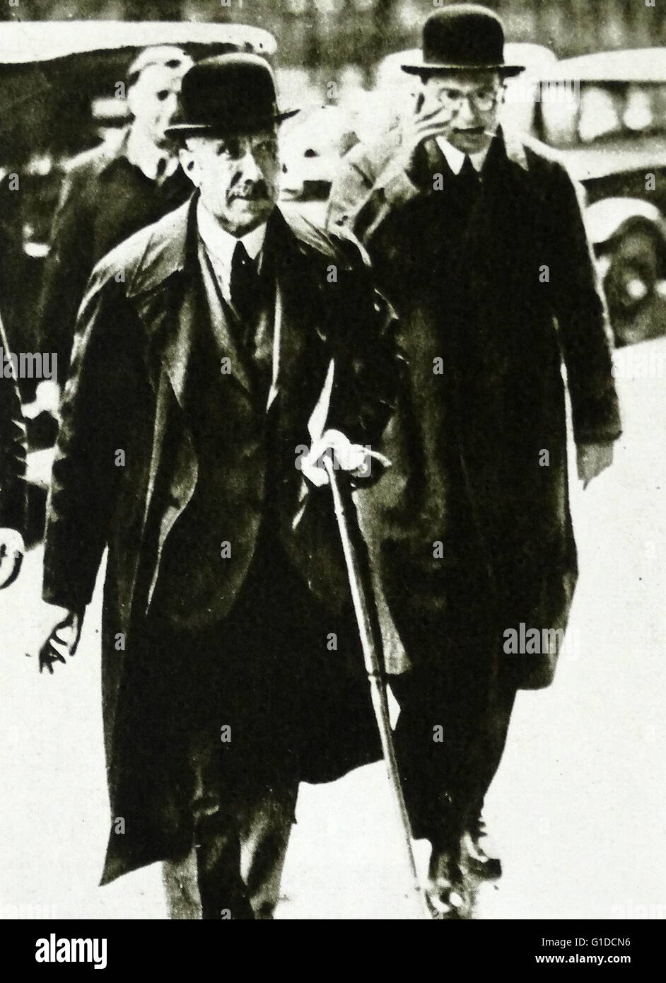 Franz von Papen 1879 - 1969. Noble allemand, officier d'état-major général et homme politique. Il a été chancelier de l'Allemagne en 1932 et en tant que vice-chancelier sous Adolf Hitler en 1933-1934. Banque D'Images