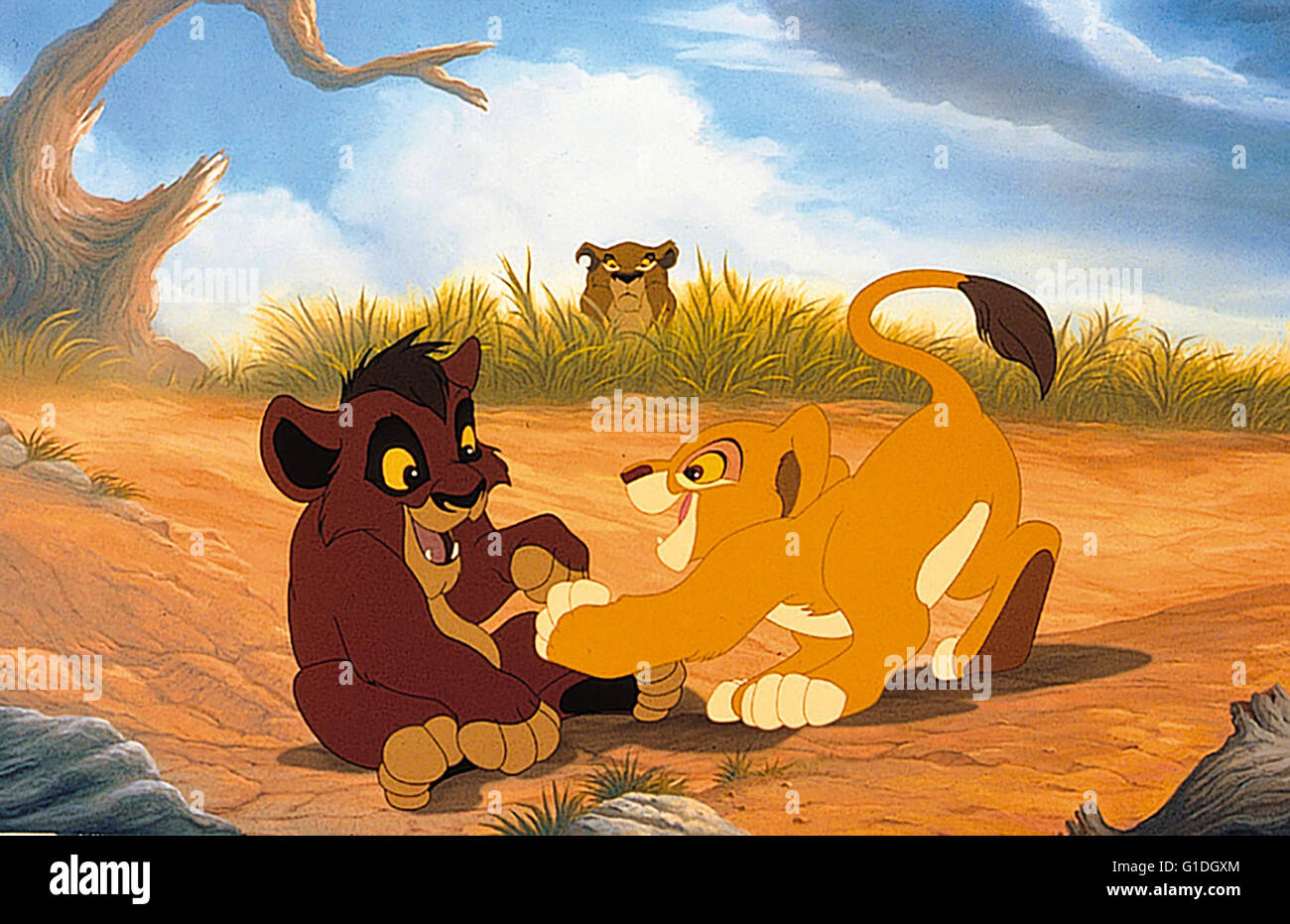 König der Löwen - Simbas Königreich / Zeichentrickfiguren, Banque D'Images