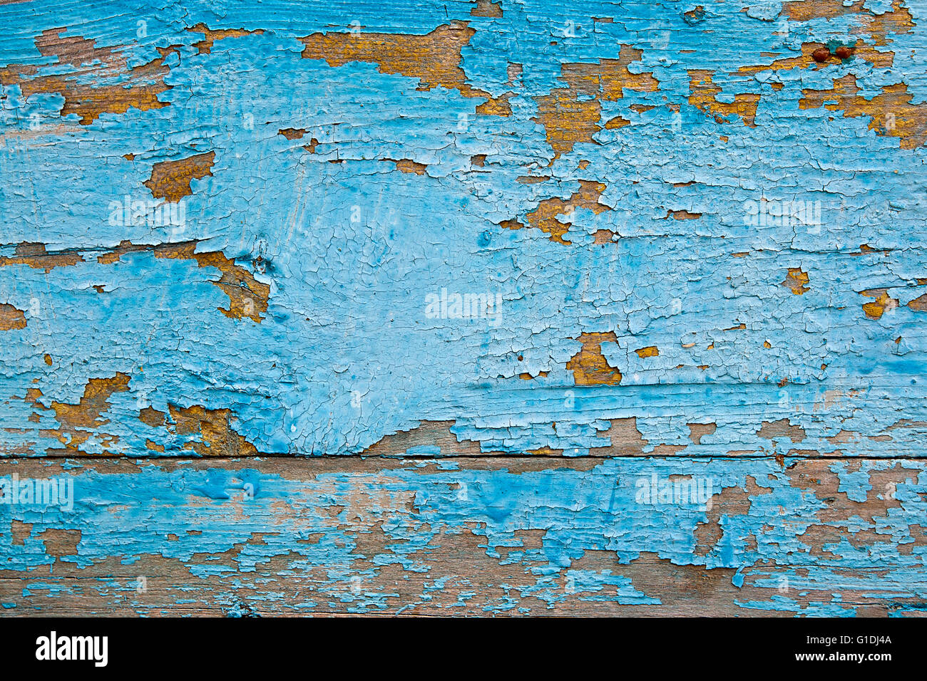 Texture bois avec peinture la couleur est arrachée. Peinture écaillée - texture de fond en bois. Banque D'Images