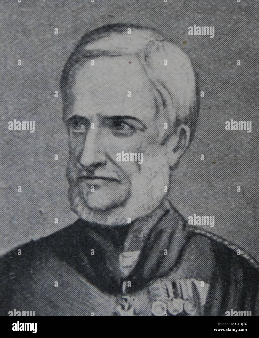 Le Major-général Sir Henry Havelock KCB (5 avril 1795 - 24 novembre 1857) était un général britannique qui est particulièrement associé à l'Inde et sa récupération de Cawnpore des rebelles au cours de la rébellion indienne de 1857. Banque D'Images