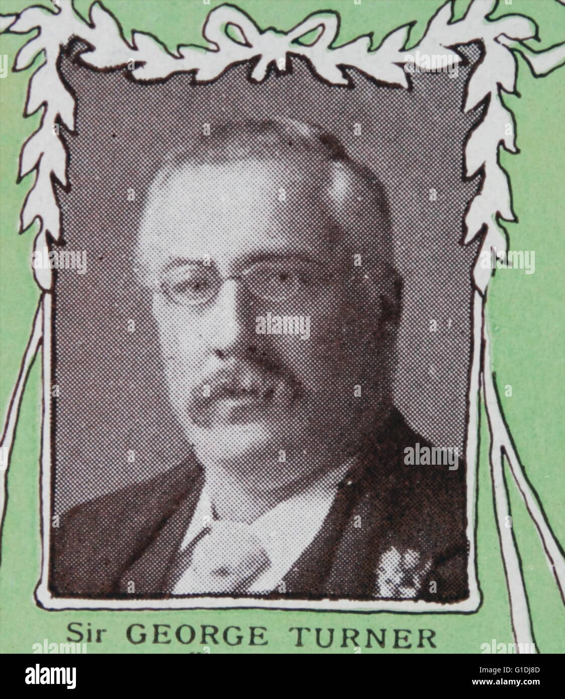 George Turner (homme politique français) (1851-1916), Premier Ministre du Victoria, Australie Banque D'Images