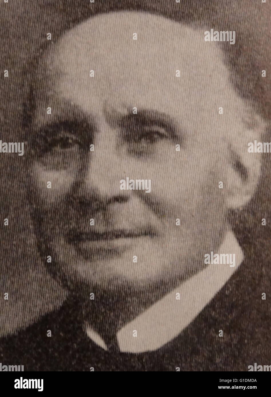 Portrait photographique de Alfred North Whitehead (1861-1947), un mathématicien et philosophe anglais. En date du 20e siècle Banque D'Images