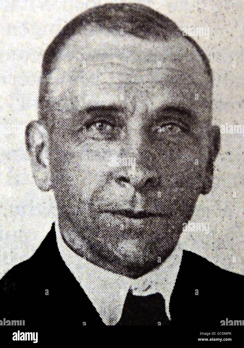 Portrait de Paul Wegener (1874-1948) un acteur allemand, écrivain et réalisateur. En date du 20e siècle Banque D'Images