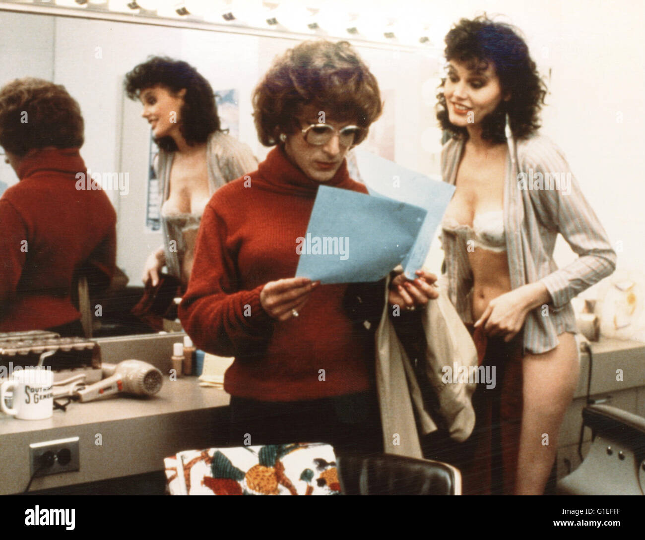 Tootsie / Dustin Hoffman / Geena Davis, Banque D'Images