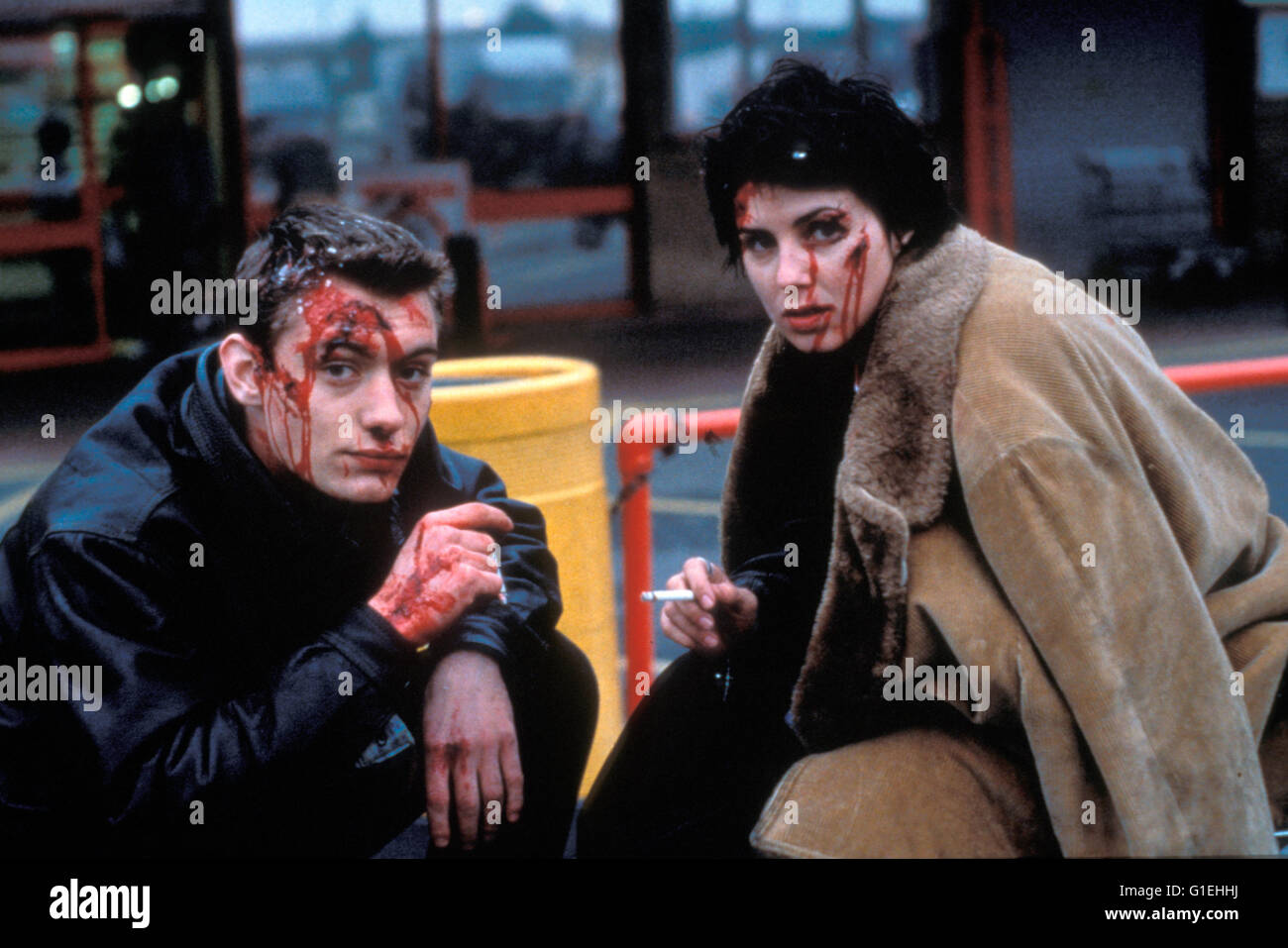 Shopping / Jude Law / Sadie Frost Banque D'Images