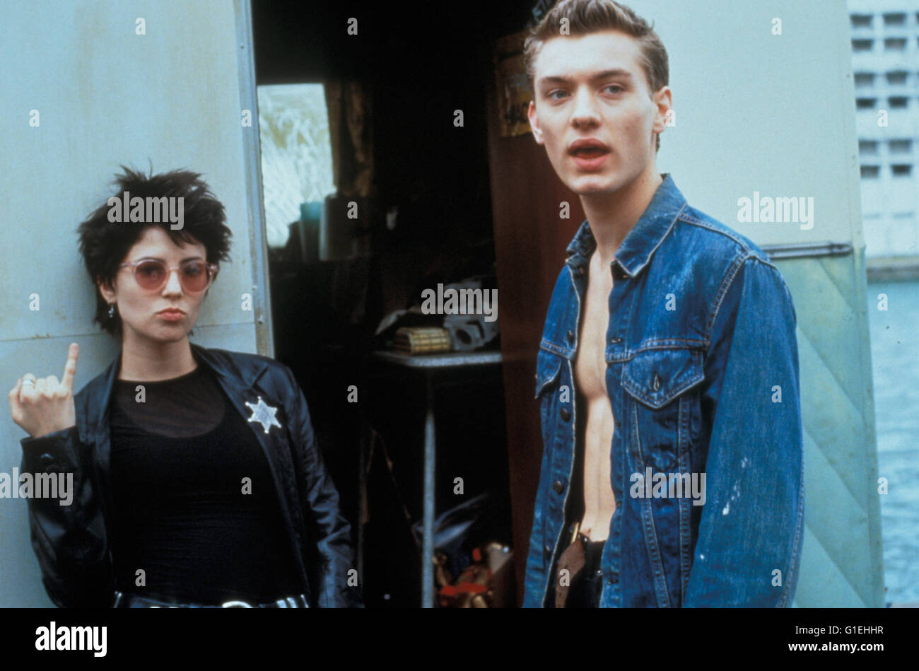 Shopping / Sadie Frost / Jude Law Banque D'Images