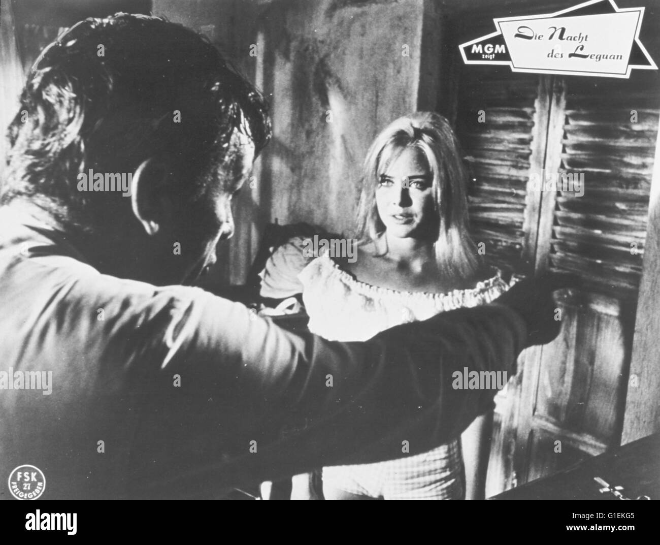 Nacht des Leguan, Die / Richard Burton / Sue Lyon Banque D'Images