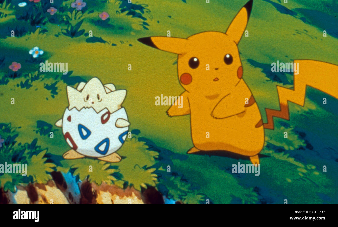 Animeserie, Pokemon, Japon, 1998 Seiten : Pikachu (156) Banque D'Images
