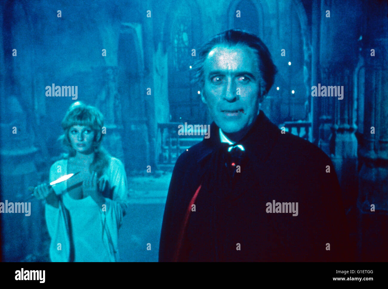 Dracula A.D. 1972, aka : Dracula jagt Mini Mädchen, Großbritannien 1972, Regie : Alan Gibson, acteurs : Christopher Lee Banque D'Images