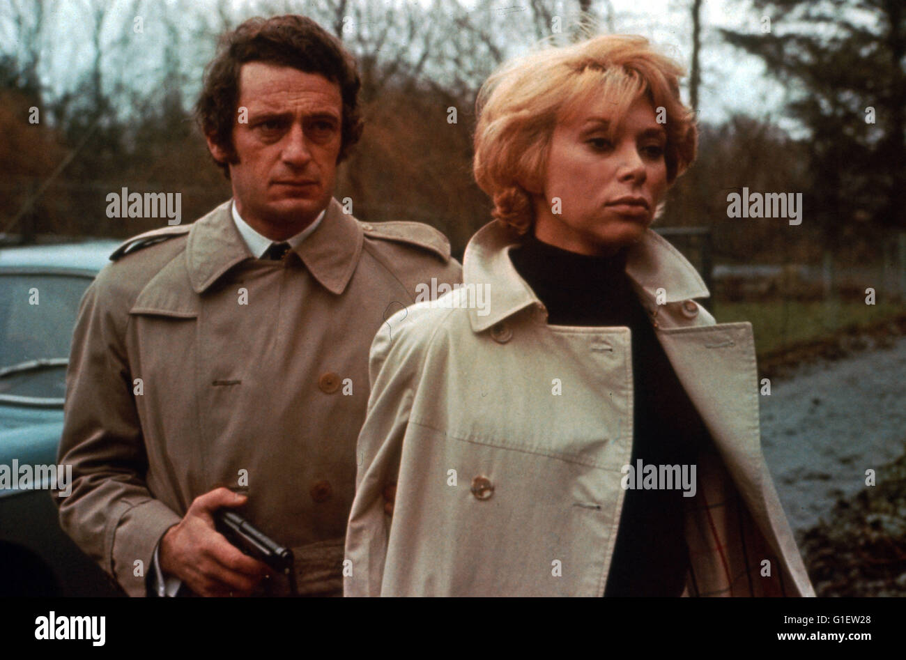 Jeff, alias : Jagd auf Jeff, Frankreich/Italien 1969, Regie : Jean Herman, acteurs : Frédéric de Pasquale, Mireille darc Banque D'Images