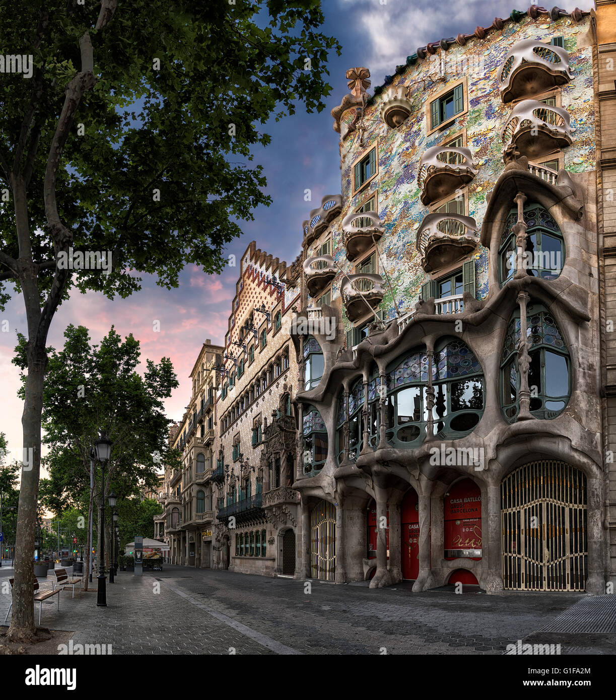 Casa Batllo, UNESCO World Heritage Site, Barcelone, Catalogne, Espagne  Photo Stock - Alamy