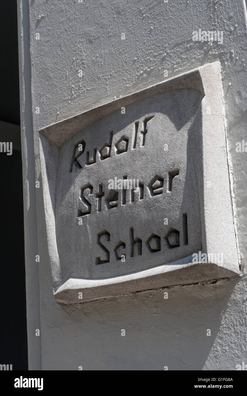 École Rudolf Steiner, NYC Banque D'Images