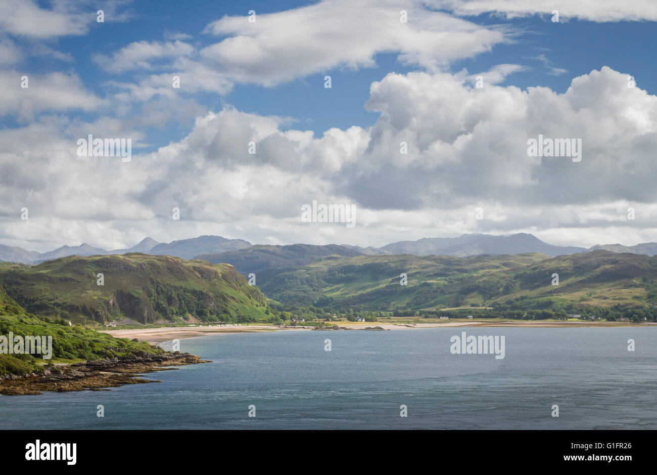 De Kylerhea Glenelg, île de Skye, Highlands, Scotland Banque D'Images