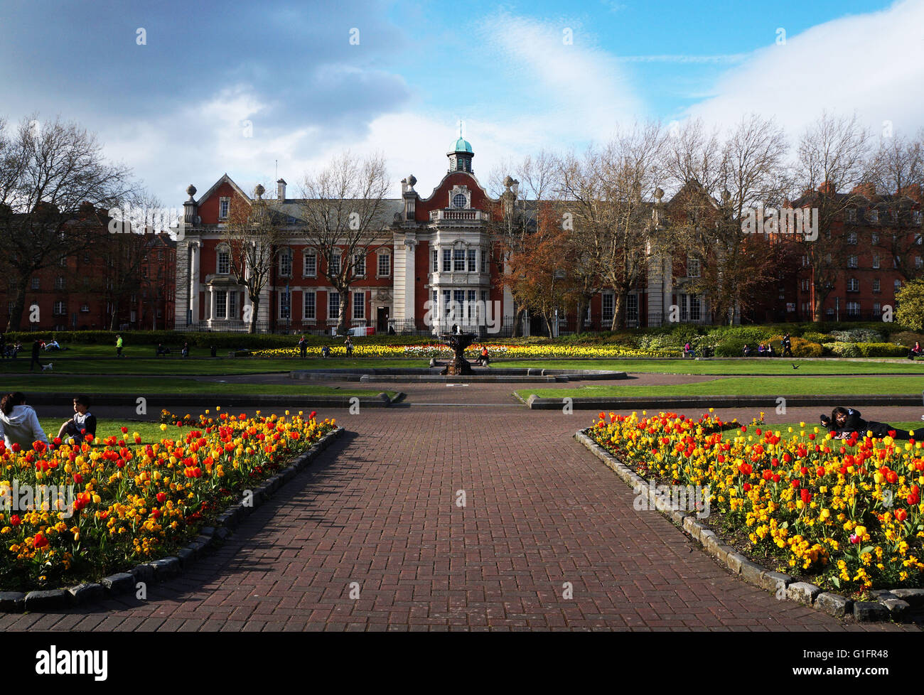 Jardin irlandais Banque D'Images