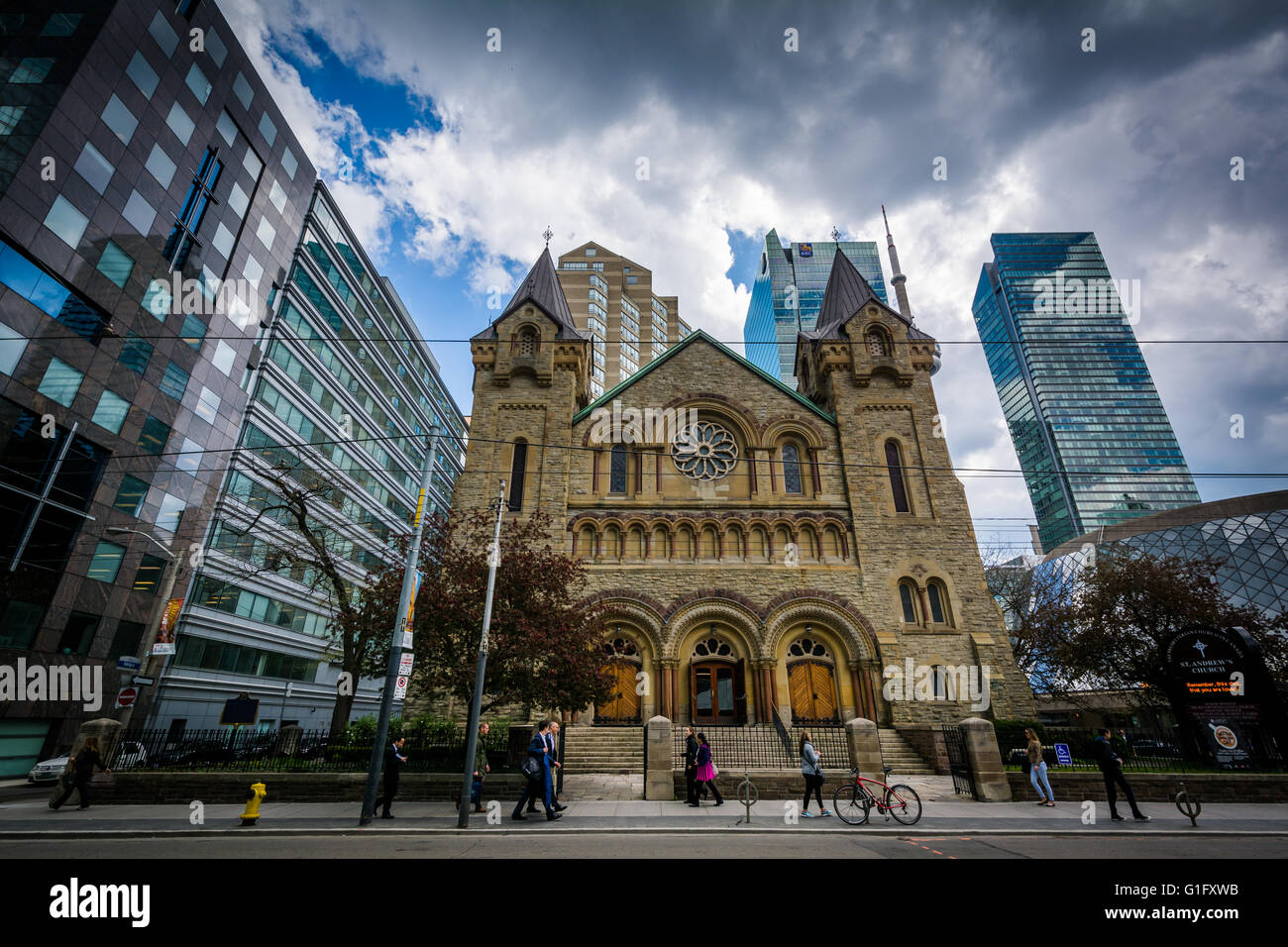 L'église presbytérienne Saint Andrew's, au centre-ville de Toronto, Ontario. Banque D'Images