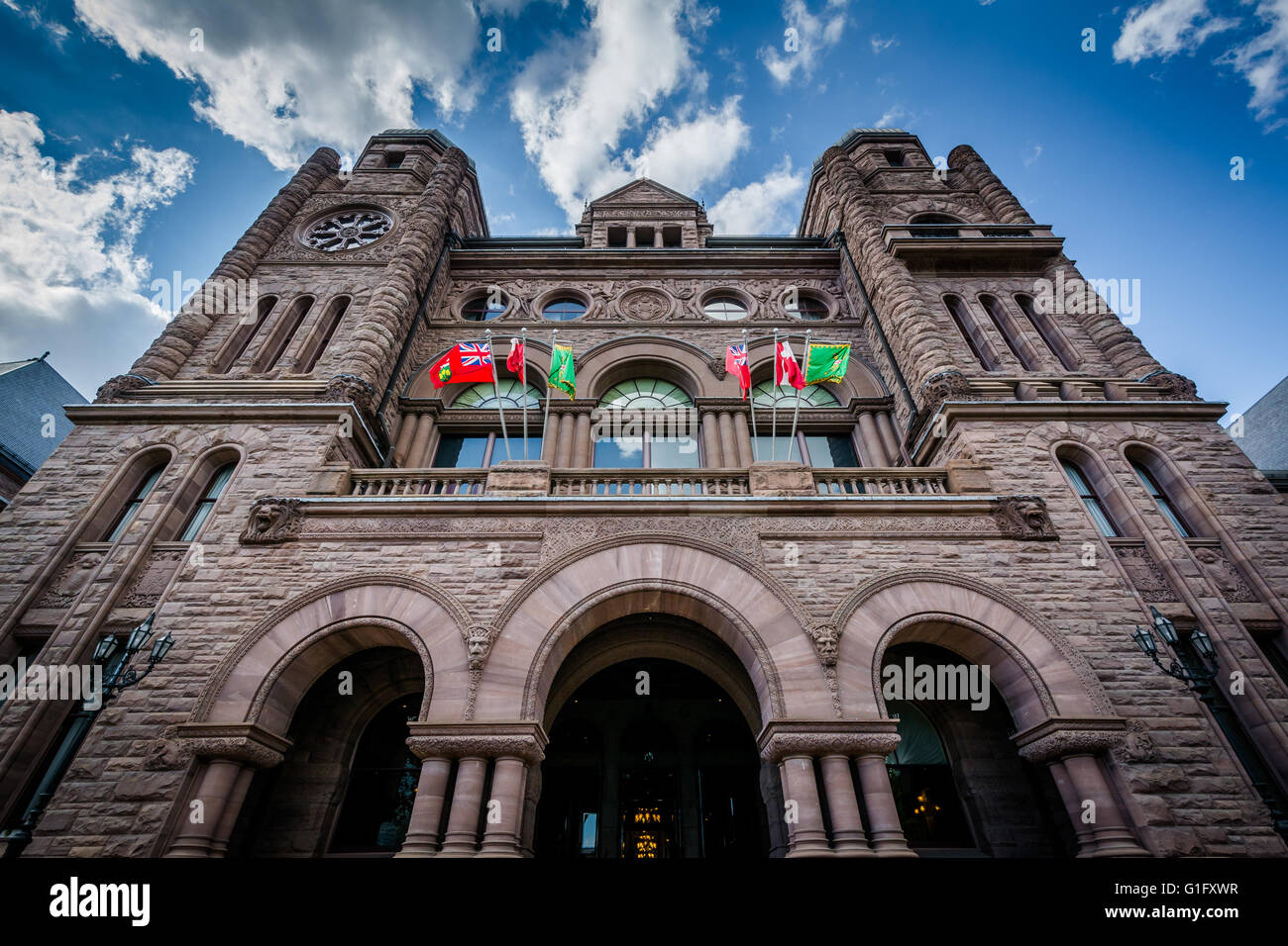 L'Assemblée législative de l'Ontario, à Toronto, en Ontario. Banque D'Images