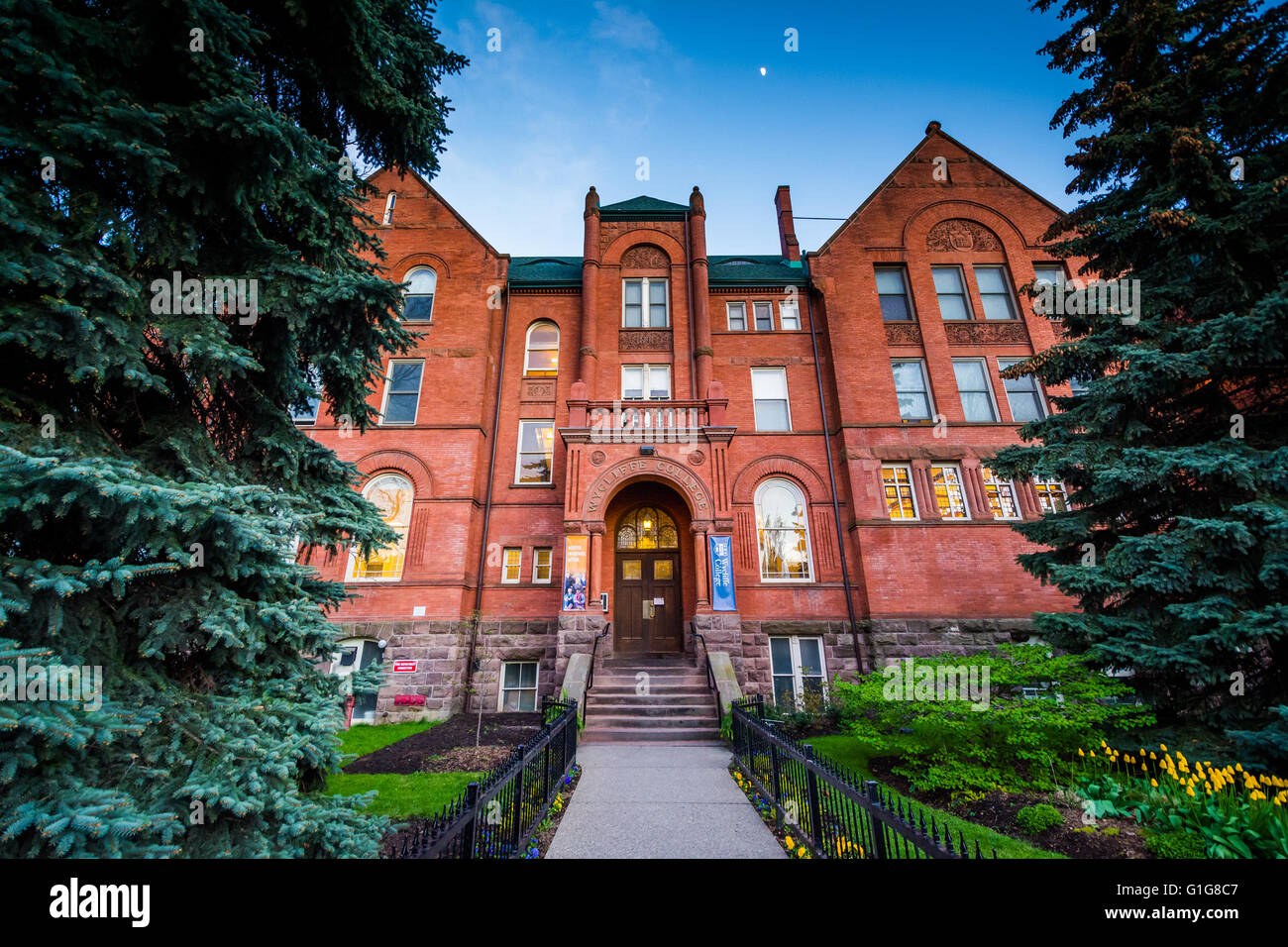 Le bâtiment Wycliffe College à l'Université de Toronto, à Toronto, en Ontario. Banque D'Images