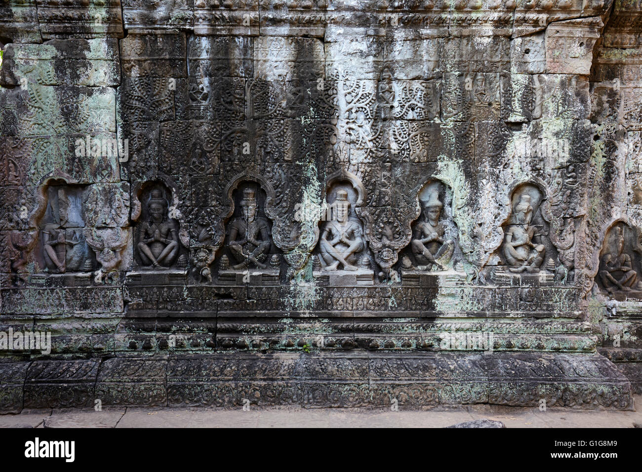 Preah Khan temple, Siem Reap, Cambodge Banque D'Images
