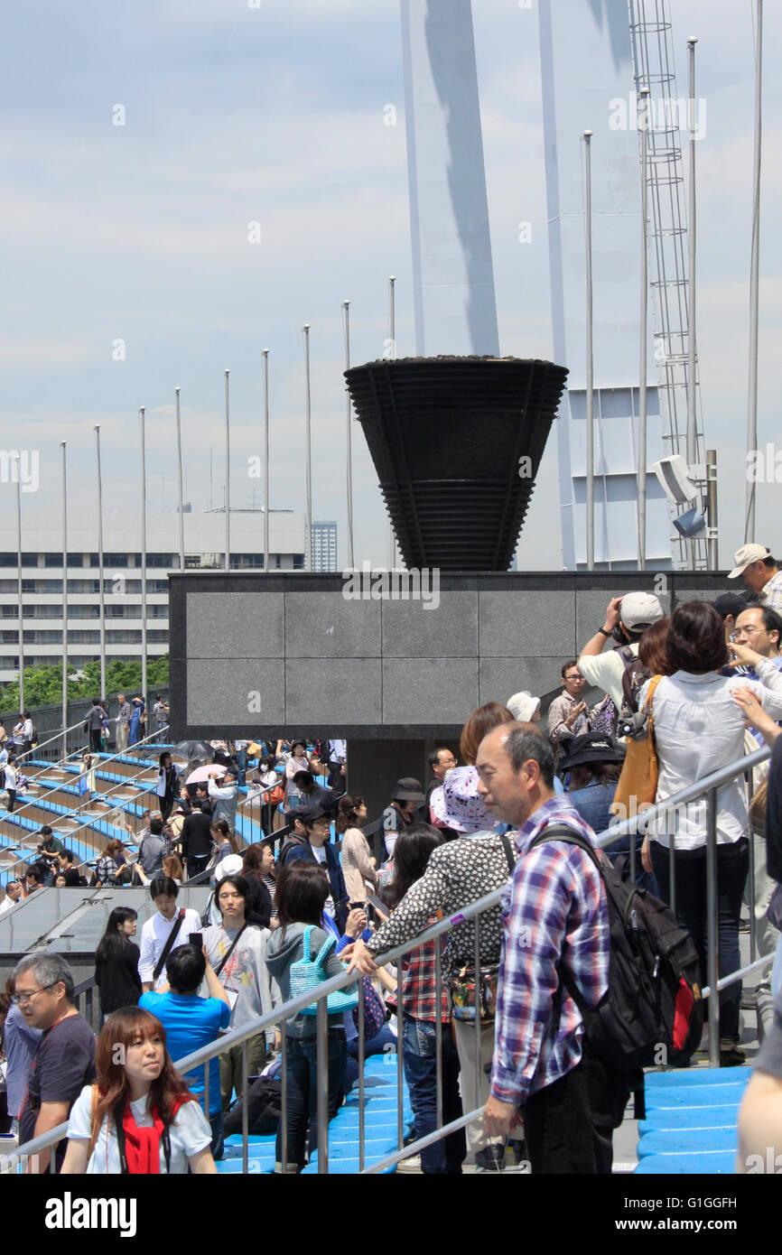 Stade National, Tokyo, Japon sera remplacé par le nouveau Stade national comme le principal lieu d'exposition pour les Jeux Olympiques de Tokyo 2020. Banque D'Images